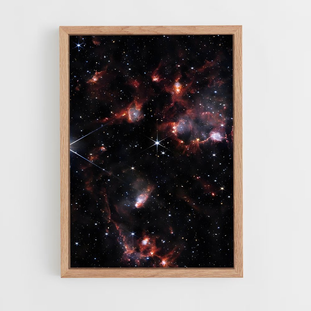 Poster Envol des Pléiades – affiche Astronomie (vue 4)